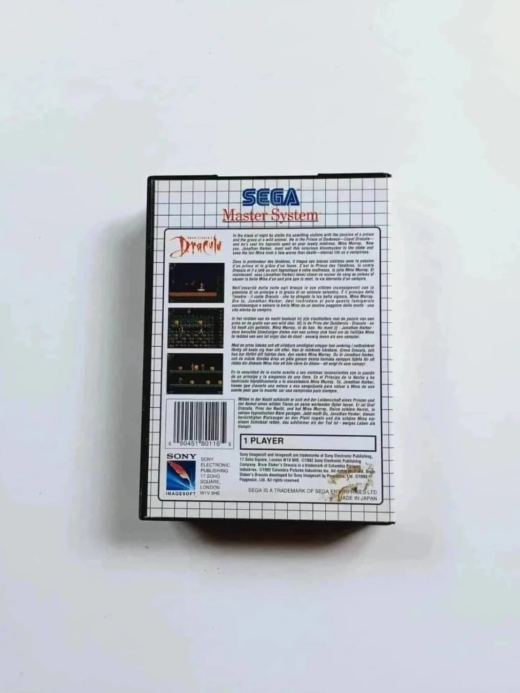 Bram Stoker's Dracula Master system sms – photo 2